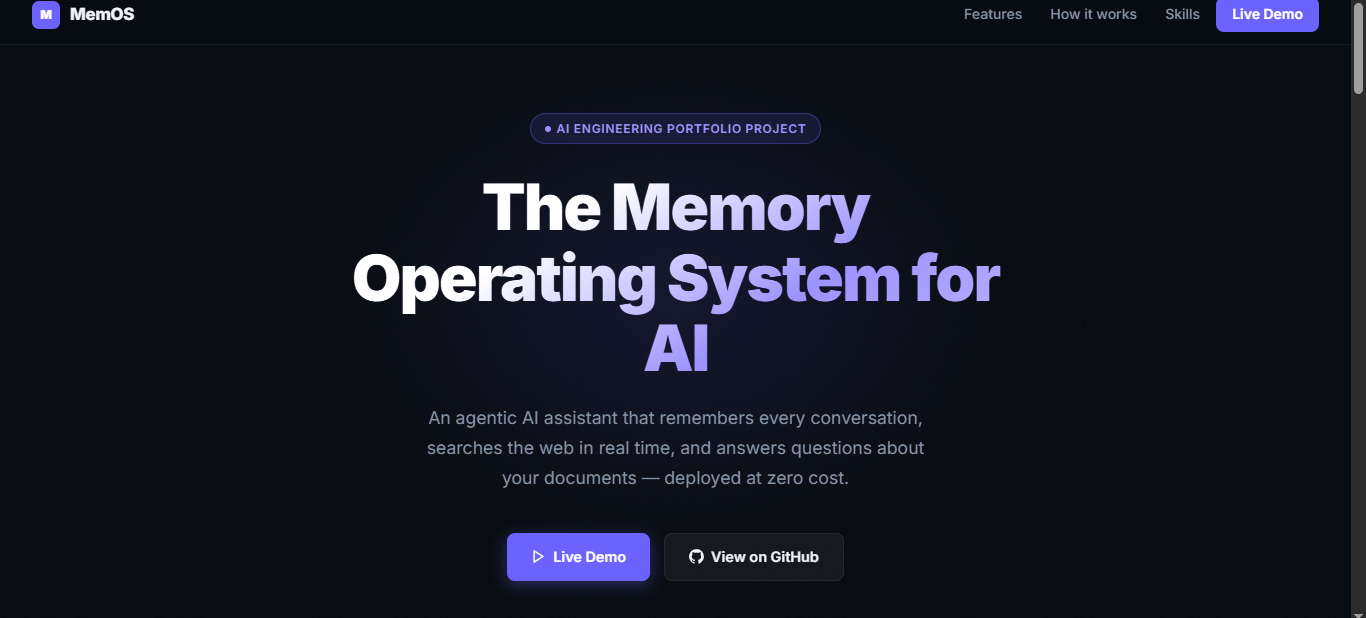 MemOS — AI Memory Operating System